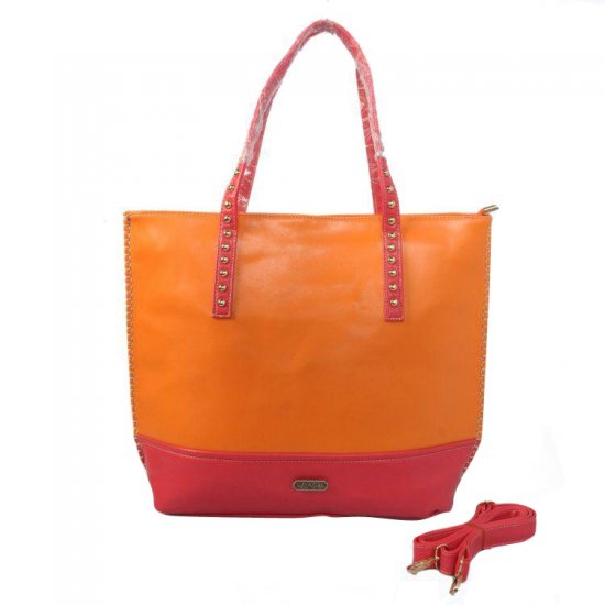 Coach Stud North South Large Orange Totes CJG | Coach Outlet Canada